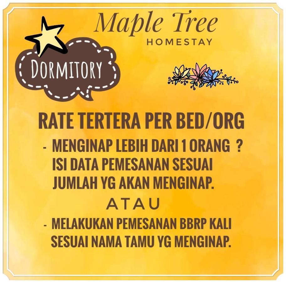 Maple Tree Homestay Maguwo Ngoại thất bức ảnh